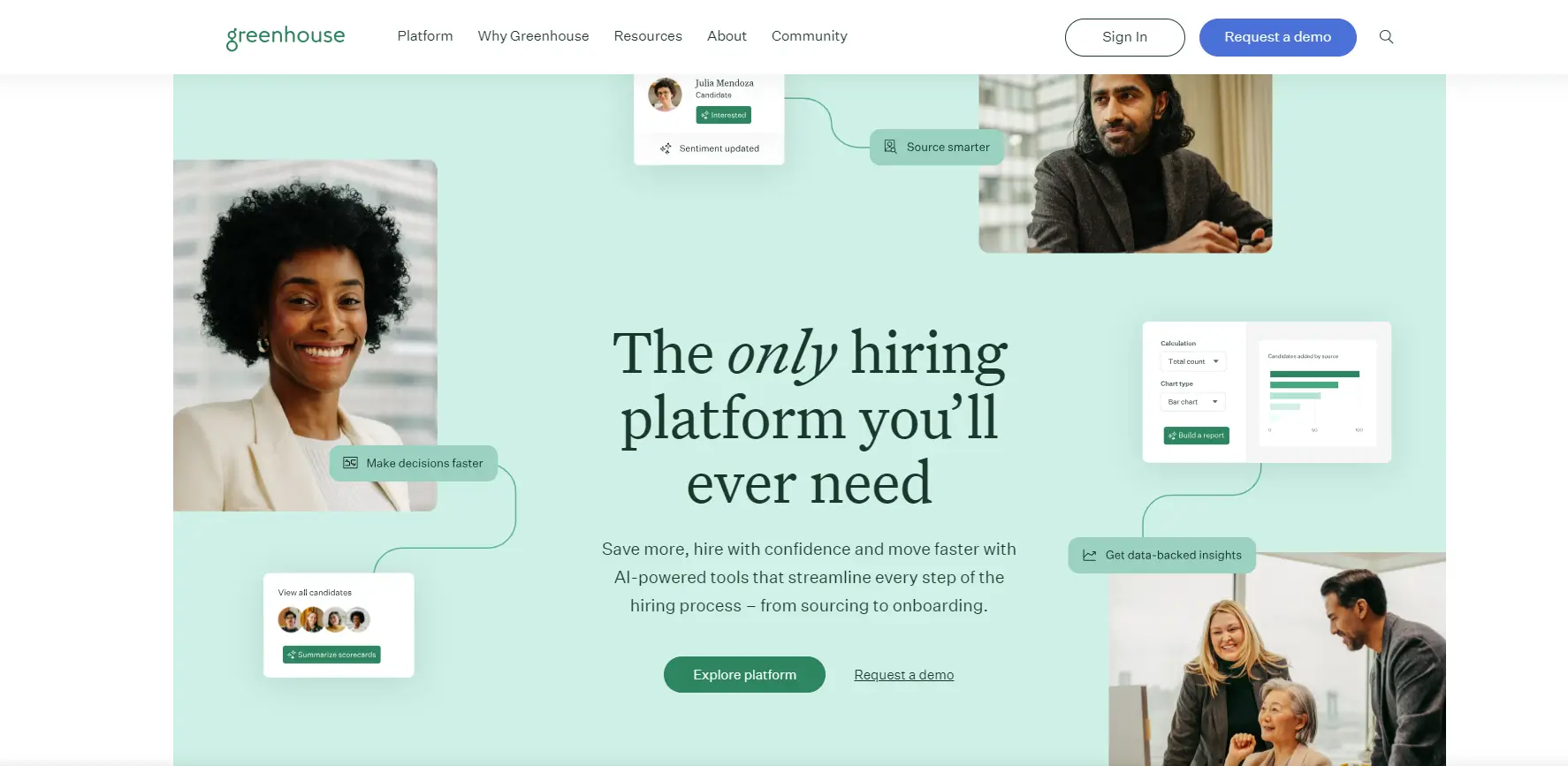 Greenhouse hiring platform