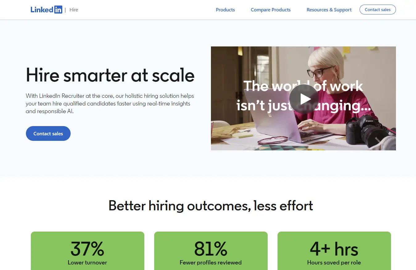 LinkedIn recruiter employer dashboard