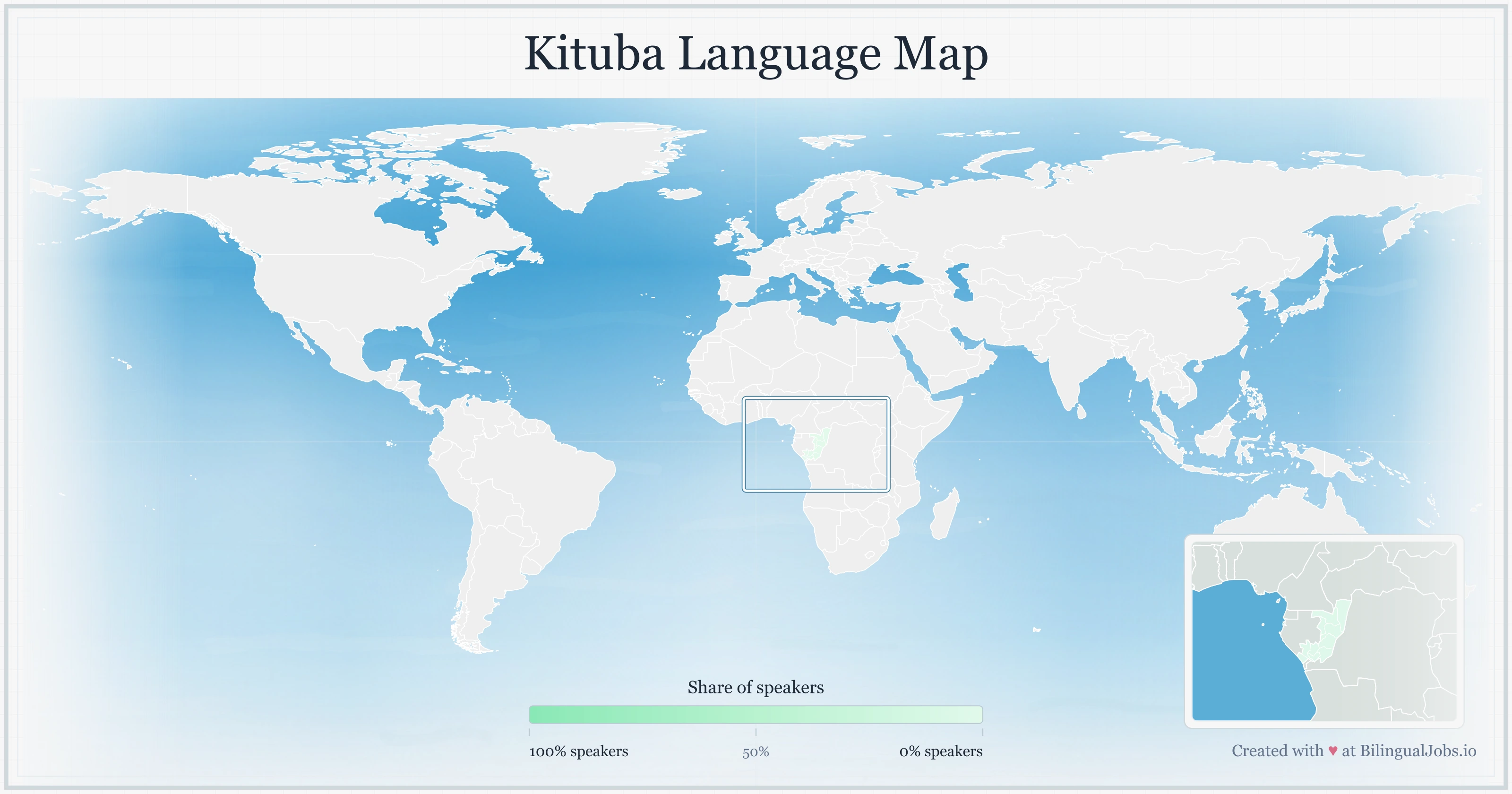 Kituba language map