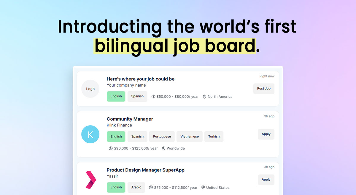 BilingualJobs.io product image